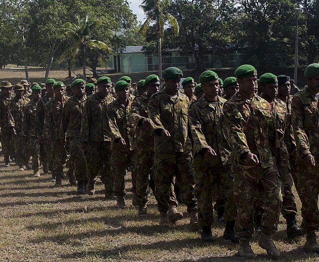 PNGDF soldiers at Taurama Barracks