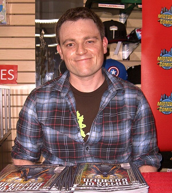 Scott Snyder in 2011. Snyder wrote the main Batman series and oversaw the tie-ins for "Death of the Family".