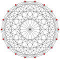 2{4}9, , with 18 vertices, and 81 edges