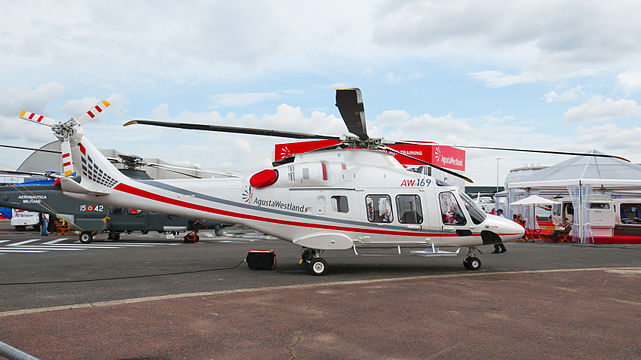 AgustaWestland AW169 at Paris Air Show 2013.