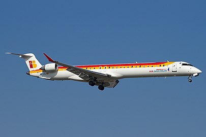 Bombardier CRJ-1000 d'Air Nostrum, avió poc comú