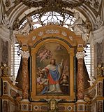 Altar de San Luis en la Iglesia de San Luis de los Franceses (Roma), Plautilla Bricci, 1664