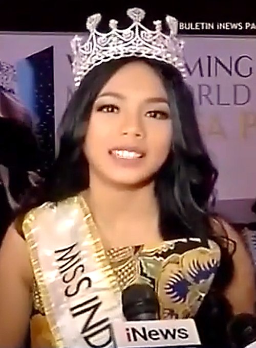 Miss Indonesia 2018 Alya Nurshabrina Samadikun, of West Java