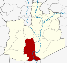 Distrito de Bang Sai - Mapa