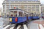 GVB 946 + 465 op het Leidseplein.