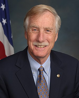 Angus King: American politician and lawyer (born 1944)