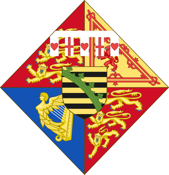 File:Arms of Maud of Wales.svg