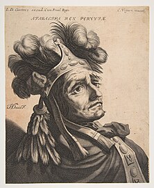 Atabalipa, Roi du Pérou, d'après Claude Vignon, Jérôme David, 1634-1637, estampe à l'eau-forte, The Metropolitan Museum of Art, 1987.1173.9