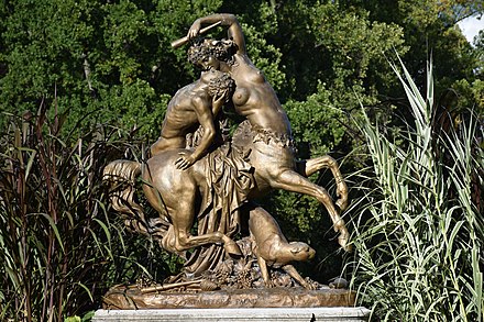 Augustin Courtet, Centauress and Faun (1849), Lyon, Parc de la Tête d’or