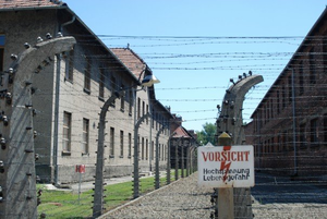 Auschwitz concentration camp,[4] UNESCO World Heritage Site