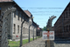 On barb wire at Auschwitz 1: Look out High voltage Life-danger.