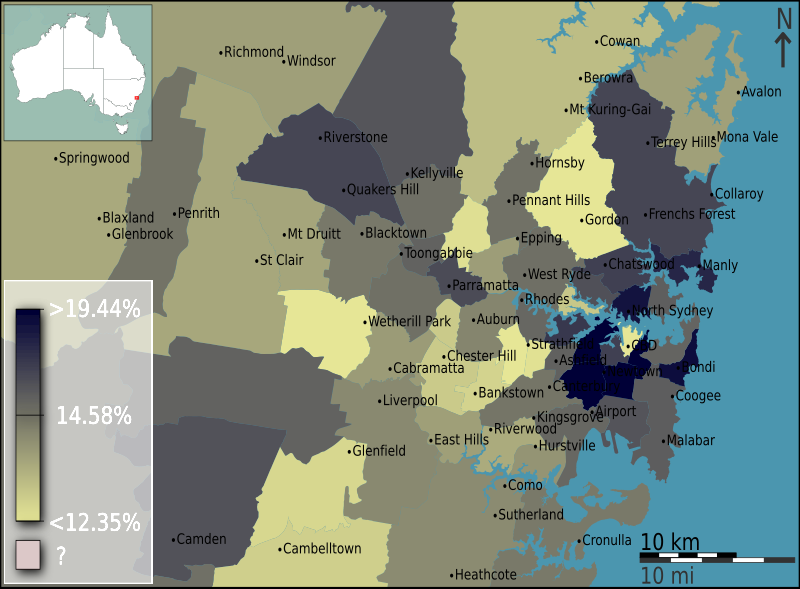 File:Australian Census 2011 demographic map - Inner Sydney by SLA - BCP field 0019 Age groups 35 44 years Males.svg