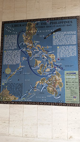 File:Battle of Mindoro map at the Manila American Cemetery and Memorial.jpg