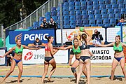 Deutsch: Beachhandball Europameisterschaften 2019 (Beach handball Euro); Tag 2: 3. Juli 2019 – Frauen, Vorrunde Gruppe D, Ukraine-Deutschland 2:0 (23:22, 32:24) English: Beach handball Euro; Day 2: 3 July 2019 – Women Preliminary Round Group D – Ukraine-Germany 2:0 (23:22, 32:24)