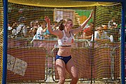 Deutsch: Beachhandball bei den Olympischen Jugendspielen 2018 in Buenos Aires; Tag 7, 13. Oktober 2018; Mädchen, Spiel um Platz Drei – Ungarn-Niederlande 2:0 English: Beach handball at the 2018 Summer Youth Olympics in Buenos Aires at 13 October 2018 – Girls Bronze Medal Match – Hungary-Netherlands 2:0 Español: Handball de playa en los Juegos Olimpicos de la Juventud Buenos Aires 2018 en 13 de octubre de 2018 – Partido por la medalla de bronce femenino - Hungría-Países Bajos 2:0