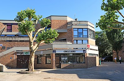 L'ancienne Ciaco, aujourd'hui Cercle Agro (façade principale).