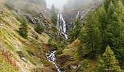 Cascade au-dessus de Gimillan.