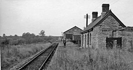 Het station van Binton in 1960