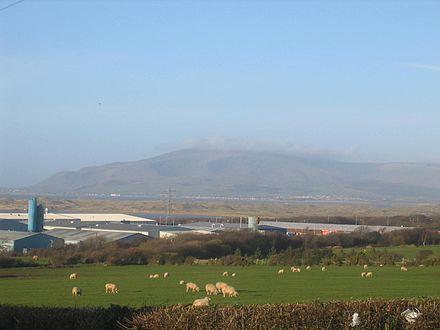 Black Combe viewed over the Duddon Estuary from Barrow-in-Furness