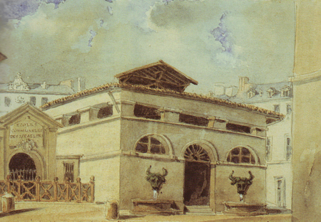 Blancs Manteaux Pavillon de la viande.1852