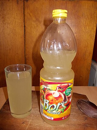 <span class="mw-page-title-main">Borș (bran)</span> Fermented liquid used to make soup