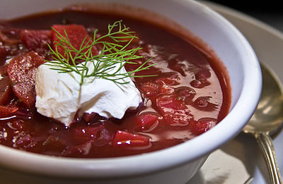 Cold borscht