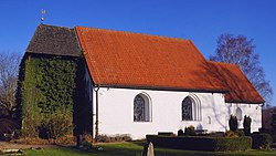 Brodersby St-Andreas-Kirche Feldsteinkirche mit Backsteinanbau 12 - 19. Jahrhundert Foto 2018 Wolfgang Pehlemann DSC04257.jpg