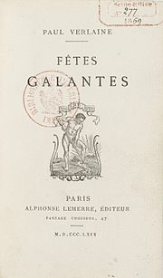 Vignette pour Fêtes galantes (Verlaine)