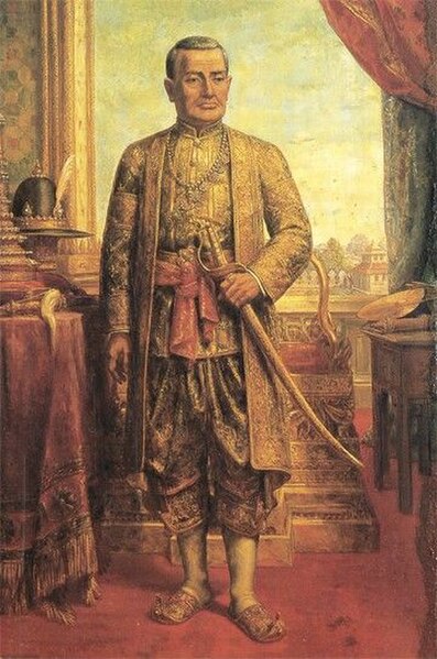 Thongduang, later King Rama I of Siam, founded the Chakri dynasty in 1782.