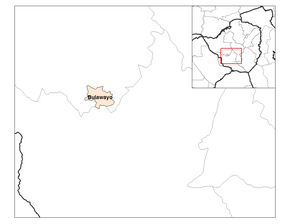 Poziția localității Bulawayo