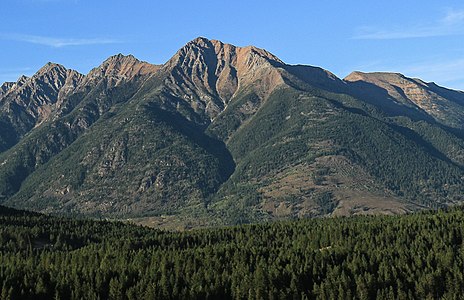 Bull Mountain forms the south end of The Steeples