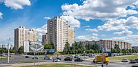 English: Burdziejnaha and Labanka streets. Minsk, Belarus Беларуская: Вуліцы Бурдзейнага і Лабанка. Мінск, Беларусь Русский: Улицы Бурдейного и Лобанка. Минск, Беларусь