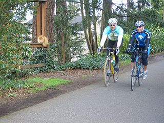 Burke-Gilman Trail foot and bicycle trail in and near Seattle; former rail route