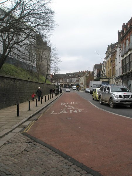 File:Bus lane in Thames Street - geograph.org.uk - 1168607.jpg