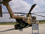 an Israeli CH-53 uploading a jeep