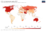 Vignette pour Liste des pays par émissions de dioxyde de carbone par habitant