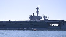 USS Theodore Roosevelt in October 2019