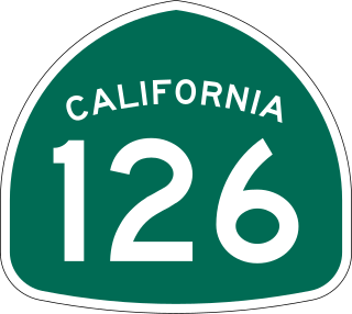 California State Route 126 Highway in California