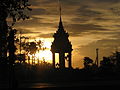 Cambodia at sunset
