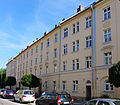 Rows of tenement houses