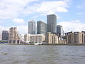 Canary Wharf from the River Thames