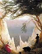 《呂根島上的白堊岩》（1818-1822年）