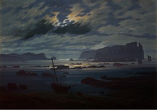 Mer du Nord au clair de lune