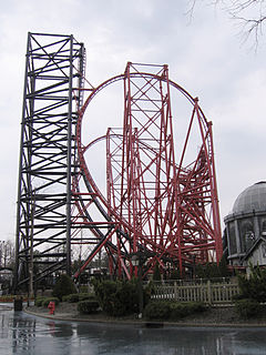 Batman & Robin: The Chiller Defunct roller coaster at Six Flags Great Adventure