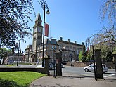 Chorley town hall from St Laurence's churchyard - geograph.org.uk - 2397540.jpg