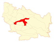 Location o the Chillán commune in the Biobío Region