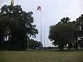 Confederate Monument and flagpole