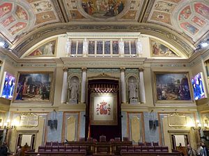 Congreso de los diputados, Tribuna, Madrid, España, 2015 01.JPG