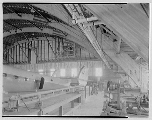 File:Continental Can hangar, Morristown Airport, New Jersey. LOC gsc.5a30118.tif