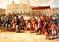Klemen VII. krona Karla V. v Bologni 24. februarja 1530 za cesarja